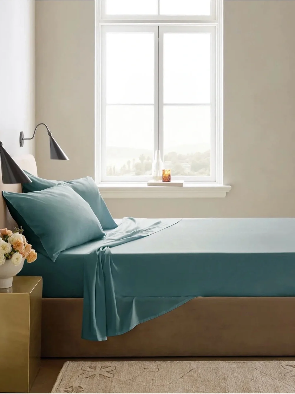 Quince 4 Piece Bamboo Sheet Set - Full Size
